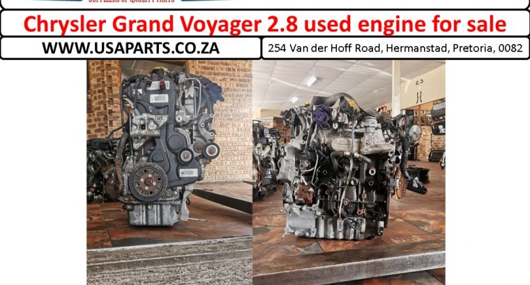 Chrysler Grand Voyager 2.8 diesel engine for sale