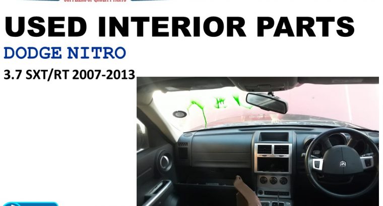 Selling Interior used parts/Dodge Nitro 3.7 SXT 2007-2013