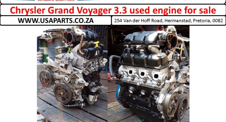 Chrysler Grand Voyager 3.3 petrol engine for sale