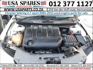 Chrysler Sebring 2.7 sport 2005-13 used engine parts for sale