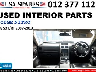 Selling Interior used parts/Dodge Nitro 2.8 SXT 2007-2013