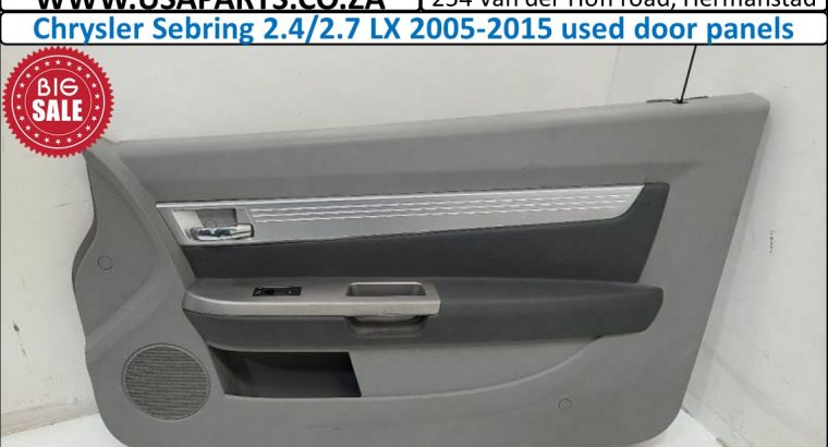 Chrysler Sebring LX 2005-15 used door panels for sale
