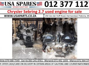 Chrysler Sebring 2.7 petrol engine for sale