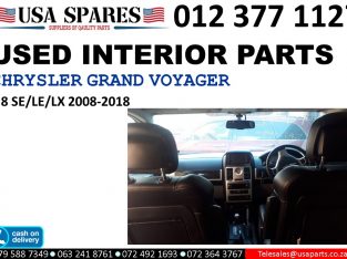 Selling Interior used parts/Chrysler Grand Voyager 2.8 LE 2008-18
