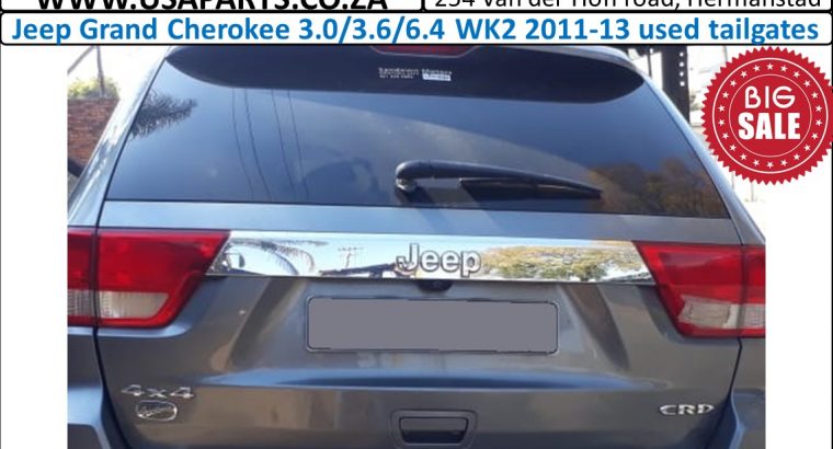 Jeep Grand Cherokee WK2 2011-2019 used tailgates for sale