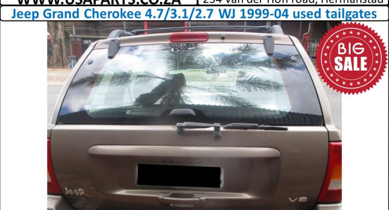 Jeep Grand Cherokee WJ 1999-2004 used tailgates for sale