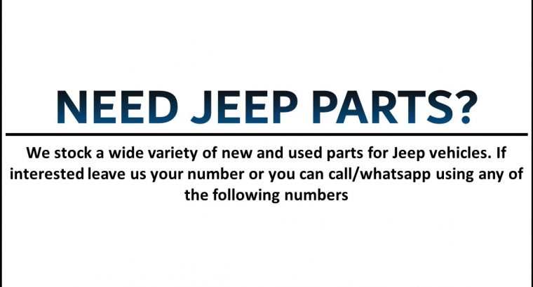 Jeep used parts for sale