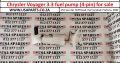 Chrysler Voyager 3.3 new fuel pump for sale