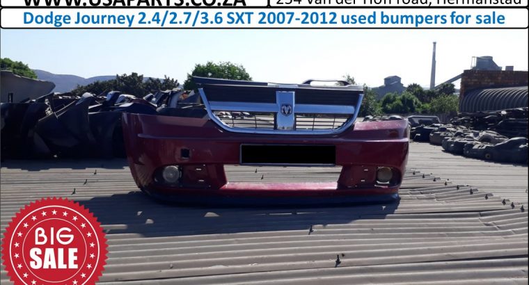 Dodge Journey SXT/RT 2007-12 used front/rear bumpers for sale