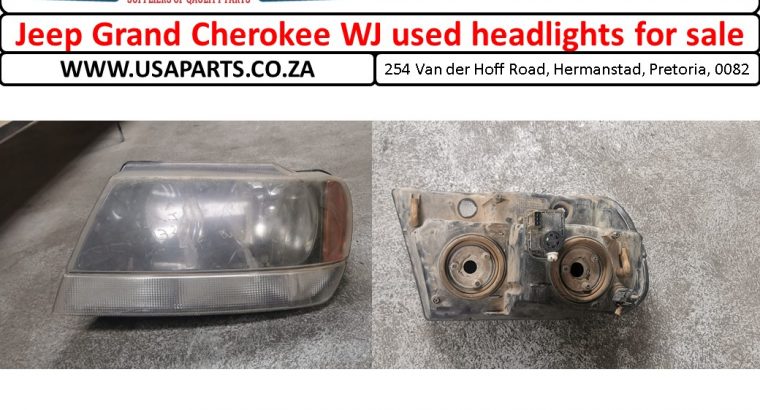 Jeep Grand Cherokee WJ used headlights/parts for sale