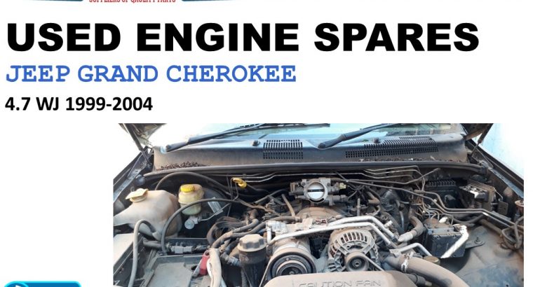 Used engine spares/Jeep Grand Cherokee 4.7 WJ V8 petrol