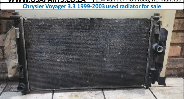 Chrysler Voyager 3.3 1999-03 used radiator for sale