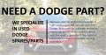 Dodge used spares or parts for sale