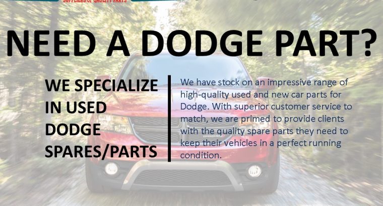 Dodge used spares or parts for sale