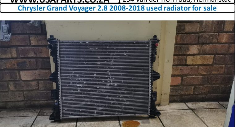 Chrysler Grand Voyager 2.8 2008-18 used radiator for sale