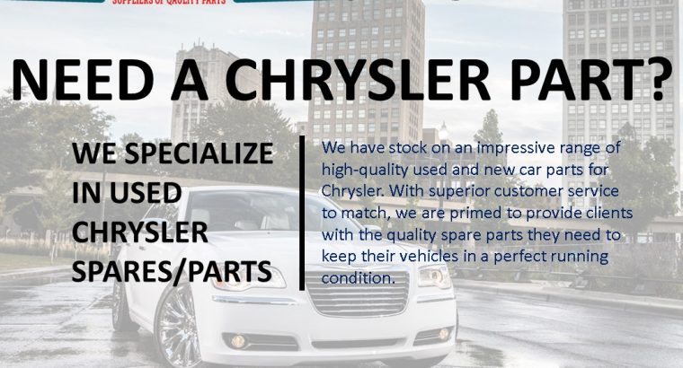 Chrysler used spares or parts for sale