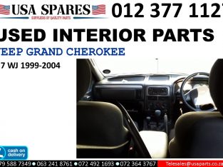 Selling Interior used spares/Jeep Grand Cherokee 4.7 WJ 1999-2004