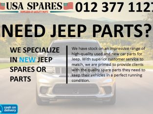 Jeep new spares or parts for sale