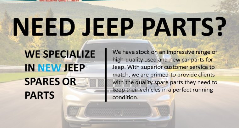Jeep new spares or parts for sale