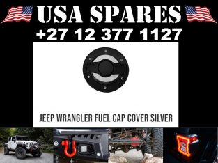 Jeep Wrangler new silver fuel flap cover for sale