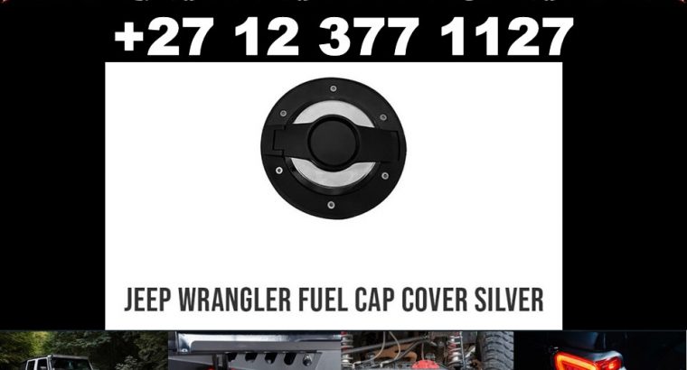 Jeep Wrangler new silver fuel flap cover for sale