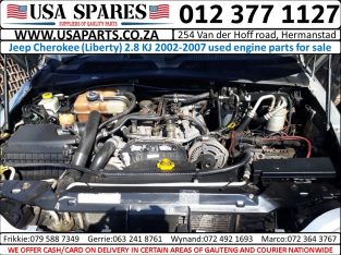 Jeep Cherokee (Liberty) 2.8 KJ 2002-07 used engine parts for sale