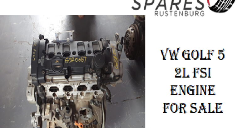 Vw Golf 5 2L FSI Engine for sale