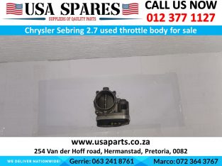 Chrysler Sebring used throttle body for sale