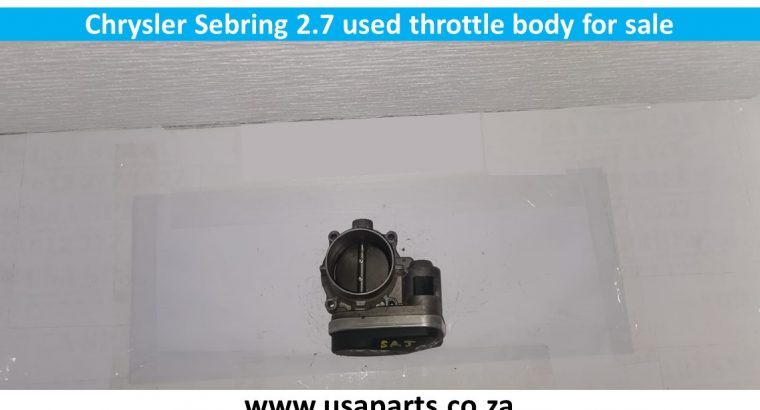 Chrysler Sebring used throttle body for sale