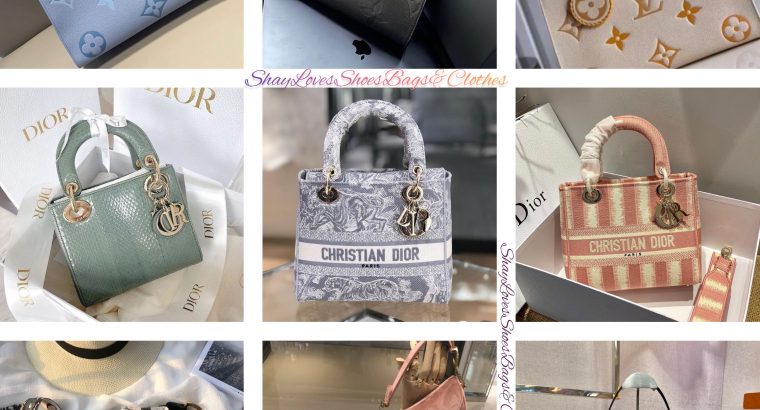 Luxury brand handbags and shoes