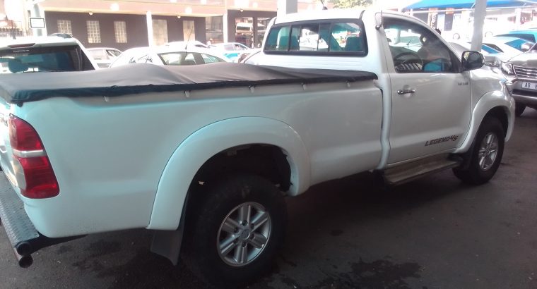 2012 Toyota Hilux 3.0 Engine Capacity Legend 45 Single Cab D4D w
