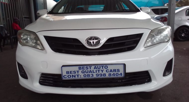 2013 Toyota Corolla 1.6 Engine Capacity Professional with Manue