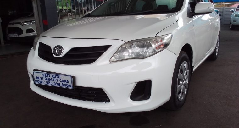 2013 Toyota Corolla 1.6 Engine Capacity Professional with Manue