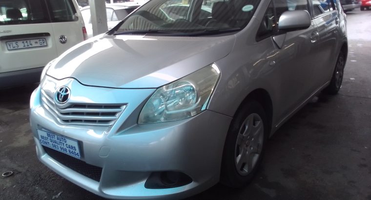 2011 Toyota Verso 1.6 Engine Capacity with Manuel Transmission, (