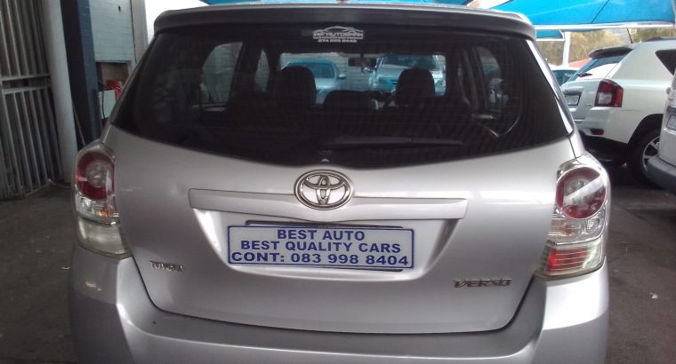 2011 Toyota Verso 1.6 Engine Capacity with Manuel Transmission, (