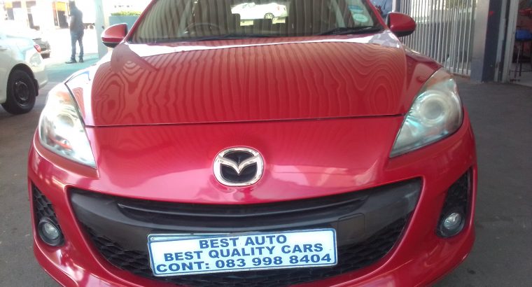 2013 Mazda 3 1.6 Engine Capacity Sport with Manuel Transmission,