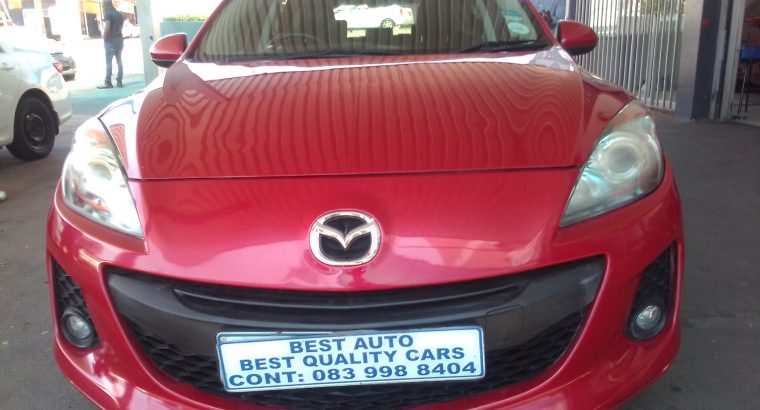2013 Mazda 3 1.6 Engine Capacity Sport with Manuel Transmission,