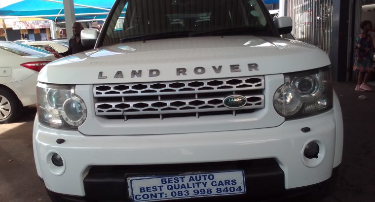 2012 Land Rover 4.0 Engine Capacity Discovery 4 Diesel with Auto