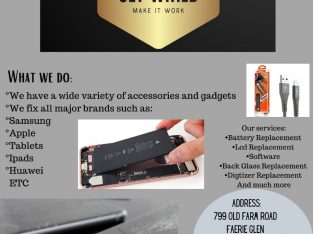 Getwired provides all kinds of mobile and computer repairs.