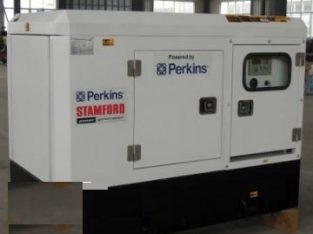 PERKINS 25KvA SILENT THREE-PHASE DIESEL GENERATOR.