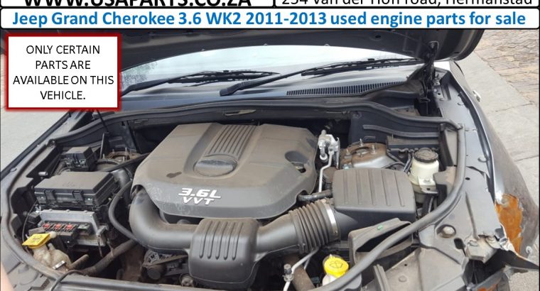 Jeep Grand Cherokee 3.6 WK2 used petrol engine parts for sale