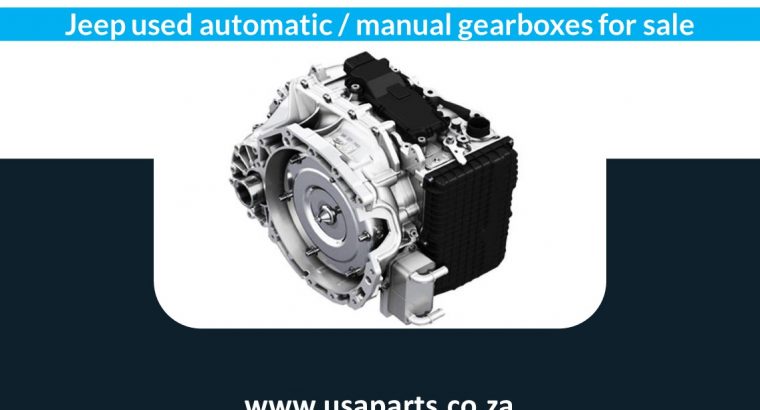 Jeep used automatic/manual gearbox for sale