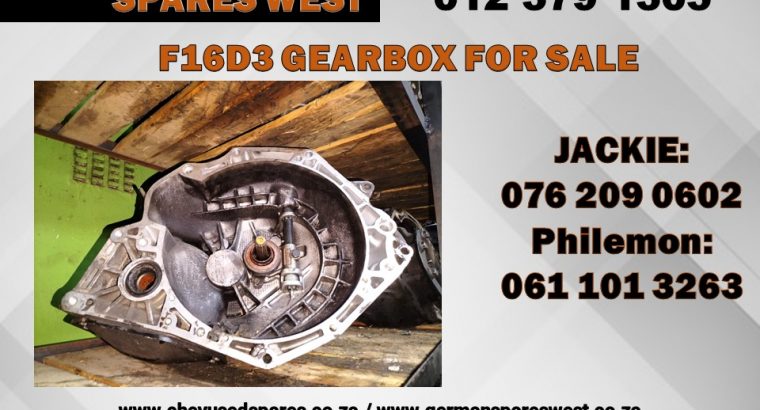 F16D3 GEARBOX FOR SALE