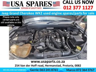 Jeep Grand Cherokee WK2 used engine spares/parts for sale