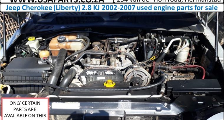 Jeep Cherokee 2.8 KJ used diesel engine parts for sale