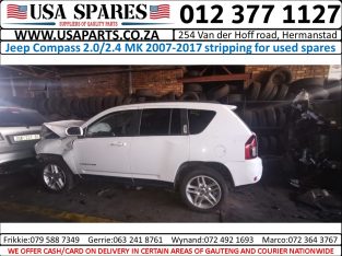 Jeep Compass 2.0/2.4 2007-17 stripping for used spares