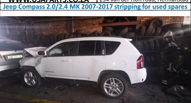 Jeep Compass 2.0/2.4 2007-17 stripping for used spares