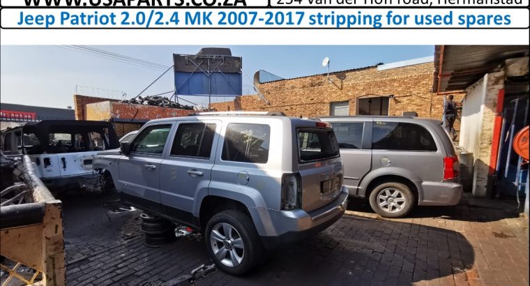 Jeep Patriot 2.0/2.4 2007-17 stripping for used spares