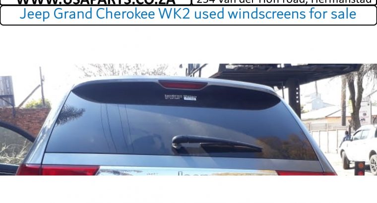 Jeep Grand Cherokee WK2 used windscreens/door glass for sale