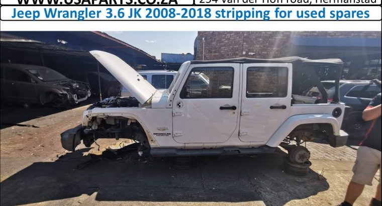 Jeep Wrangler 3.6 JK 2008-18 stripping for used spares